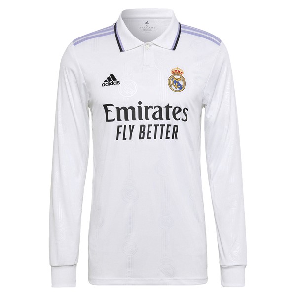 Camiseta Real Madrid 1ª ML 2022 Blanco